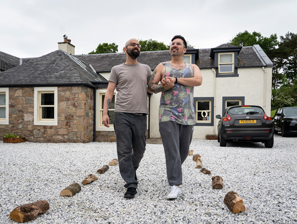 Wedding Photographer Ayrshire - Groom & Best Man