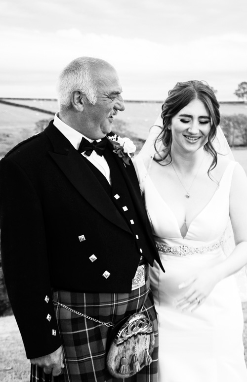 Wedding Photographer Ayrshire - At Barwheys near Maybole