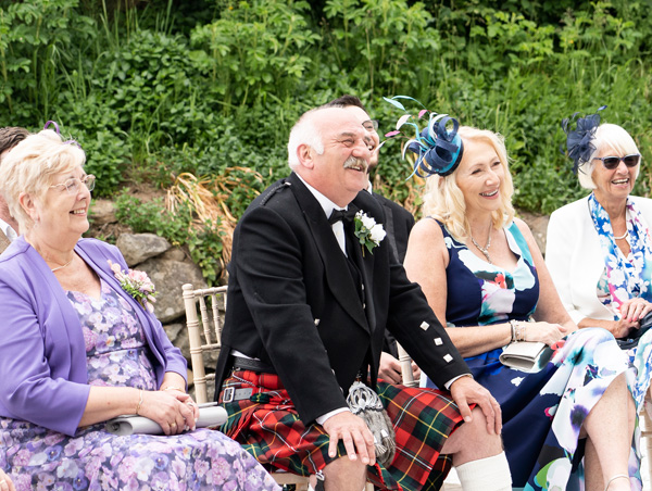 Wedding Photographer Ayrshire - Guest photos at Barwheys near Maybole